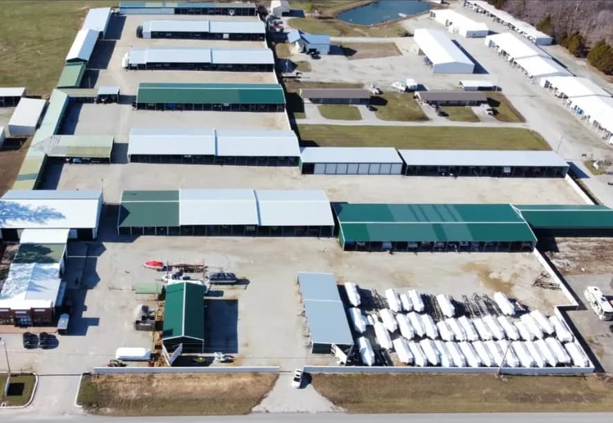 Storage facility exterior