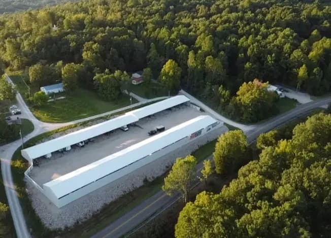 Covered boat storage